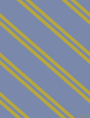 139 degree angles dual stripes line, 14 pixel line width, 10 and 85 pixels line spacing, Brass and Ship Cove dual two line striped seamless tileable