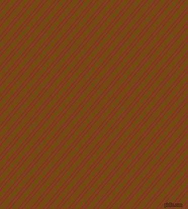 50 degree angles dual stripes line, 2 pixel line width, 4 and 11 pixels line spacing, Bright Red and Raw Umber dual two line striped seamless tileable