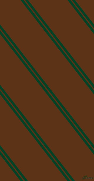 128 degree angles dual striped line, 8 pixel line width, 4 and 106 pixels line spacing, British Racing Green and Baker
