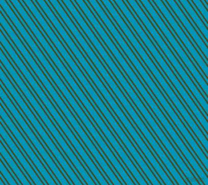 125 degree angle dual stripe line, 3 pixel line width, 4 and 11 pixel line spacing, Bronzetone and Bondi Blue dual two line striped seamless tileable