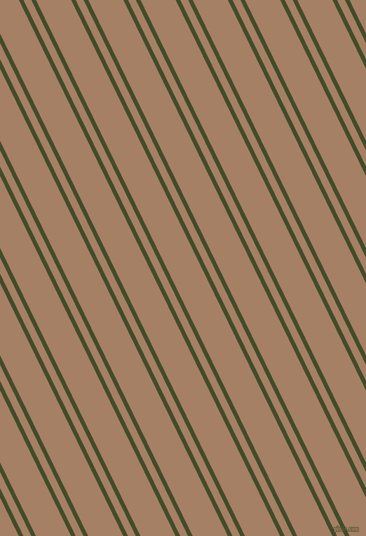 116 degree angles dual stripes line, 6 pixel line width, 10 and 45 pixels line spacing, Bronzetone and Medium Wood dual two line striped seamless tileable