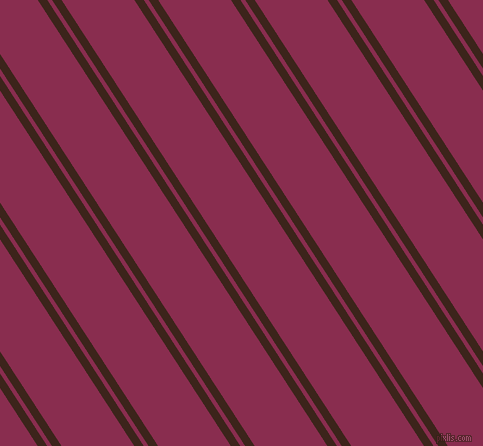 123 degree angles dual striped line, 8 pixel line width, 4 and 61 pixels line spacing, Brown Pod and Disco dual two line striped seamless tileable