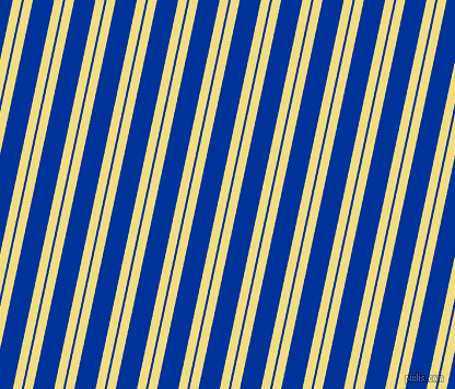 78 degree angle dual striped line, 8 pixel line width, 2 and 19 pixel line spacing, Buff and Smalt dual two line striped seamless tileable