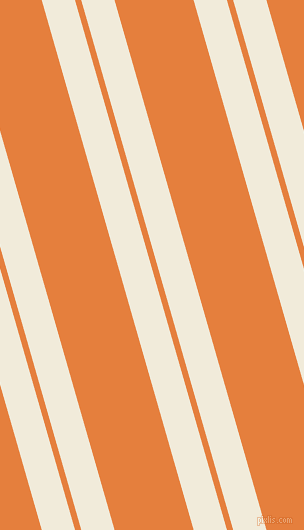106 degree angle dual stripes line, 32 pixel line width, 6 and 76 pixel line spacing, Buttery White and Pizazz dual two line striped seamless tileable