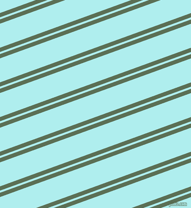 20 degree angles dual striped line, 8 pixel line width, 4 and 45 pixels line spacing, Cactus and Pale Turquoise dual two line striped seamless tileable