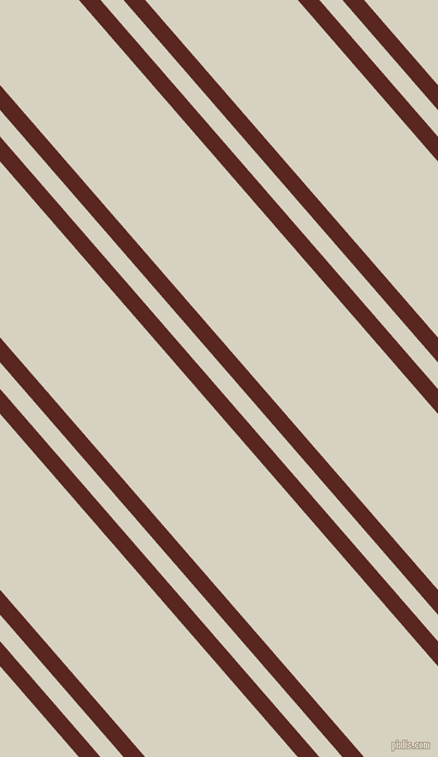 131 degree angle dual striped lines, 15 pixel lines width, 16 and 106 pixel line spacing, Caput Mortuum and Ecru White dual two line striped seamless tileable