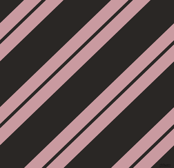 44 degree angles dual striped lines, 40 pixel lines width, 10 and 108 pixels line spacingCareys Pink and Bokara Grey dual two line striped seamless tileable
