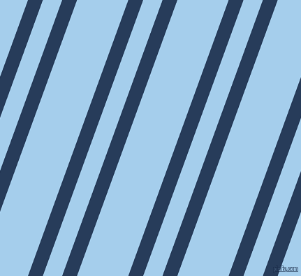 70 degree angle dual stripes line, 20 pixel line width, 26 and 69 pixel line spacing, Catalina Blue and Sail dual two line striped seamless tileable