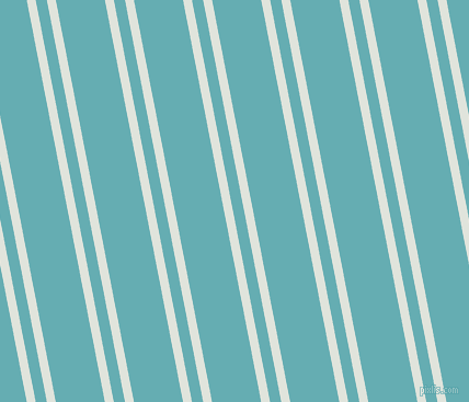 101 degree angles dual stripes line, 8 pixel line width, 10 and 44 pixels line spacing, Catskill White and Fountain Blue dual two line striped seamless tileable