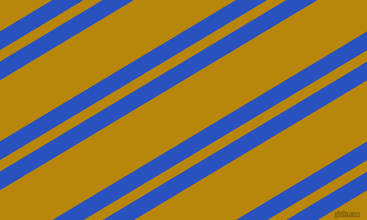 31 degree angle dual stripes line, 23 pixel line width, 14 and 75 pixel line spacing, Cerulean Blue and Dark Goldenrod dual two line striped seamless tileable
