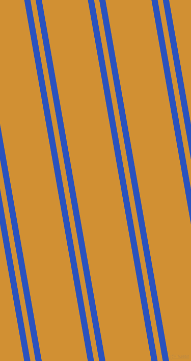 100 degree angle dual stripes lines, 12 pixel lines width, 10 and 89 pixel line spacing, Cerulean Blue and Fuel Yellow dual two line striped seamless tileable