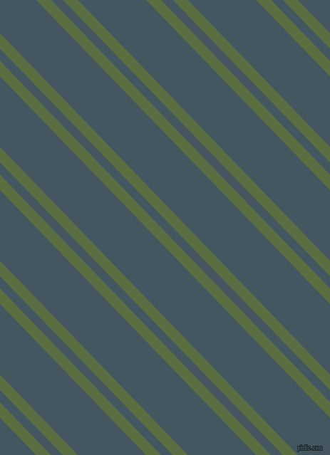 134 degree angle dual stripes line, 15 pixel line width, 12 and 69 pixel line spacing, Chalet Green and San Juan dual two line striped seamless tileable