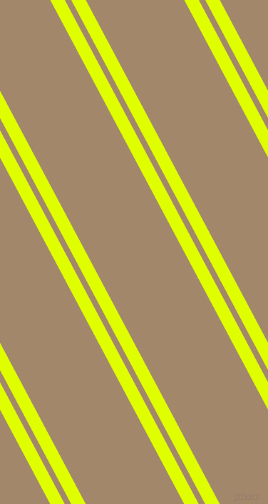 118 degree angles dual striped lines, 18 pixel lines width, 8 and 122 pixels line spacing, Chartreuse Yellow and Sandal dual two line striped seamless tileable