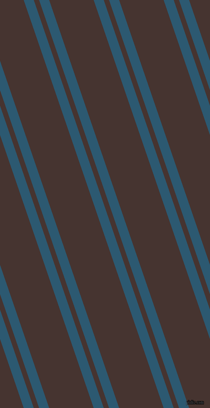 109 degree angles dual striped line, 19 pixel line width, 10 and 84 pixels line spacing, Chathams Blue and Cedar dual two line striped seamless tileable