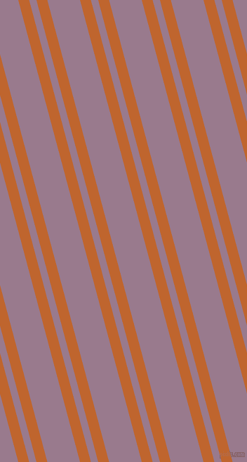 105 degree angle dual stripes line, 15 pixel line width, 10 and 45 pixel line spacing, Christine and Mountbatten Pink dual two line striped seamless tileable