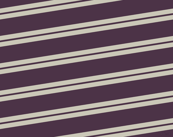 9 degree angles dual striped line, 16 pixel line width, 6 and 57 pixels line spacing, Chrome White and Loulou dual two line striped seamless tileable