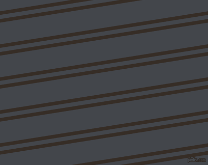 9 degree angle dual stripes lines, 7 pixel lines width, 8 and 42 pixel line spacingCoffee Bean and Steel Grey dual two line striped seamless tileable