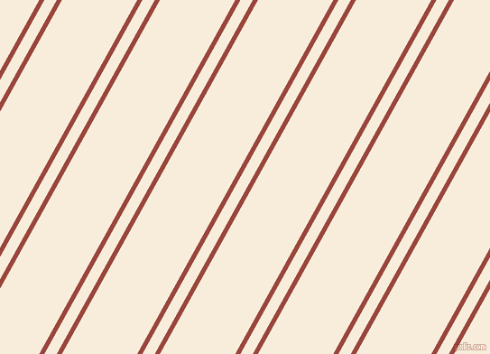 61 degree angles dual stripes lines, 5 pixel lines width, 12 and 73 pixels line spacing, Cognac and Island Spice dual two line striped seamless tileable