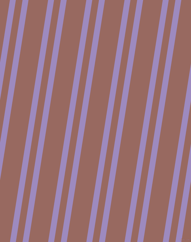 81 degree angles dual striped lines, 23 pixel lines width, 26 and 76 pixels line spacing, Cold Purple and Dark Chestnut dual two line striped seamless tileable
