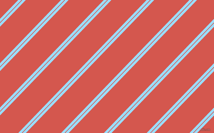 46 degree angles dual stripes line, 8 pixel line width, 2 and 83 pixels line spacingColumbia Blue and Valencia dual two line striped seamless tileable