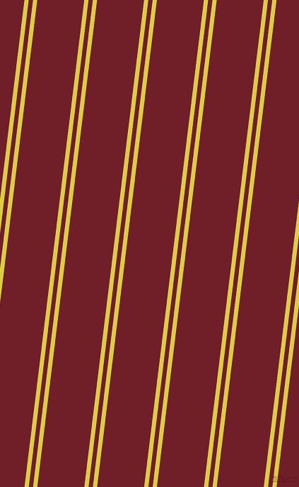 83 degree angles dual stripe line, 6 pixel line width, 6 and 66 pixels line spacing, Confetti and Red Berry dual two line striped seamless tileable