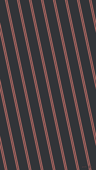 102 degree angles dual stripes line, 3 pixel line width, 2 and 32 pixels line spacing, Contessa and Ebony Clay dual two line striped seamless tileable