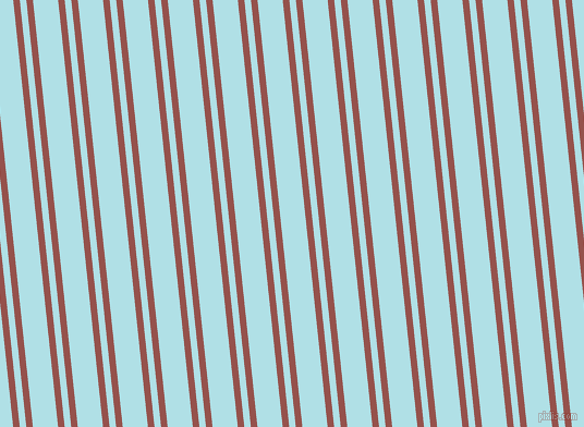 96 degree angles dual stripes lines, 6 pixel lines width, 6 and 23 pixels line spacing, Copper Rust and Powder Blue dual two line striped seamless tileable