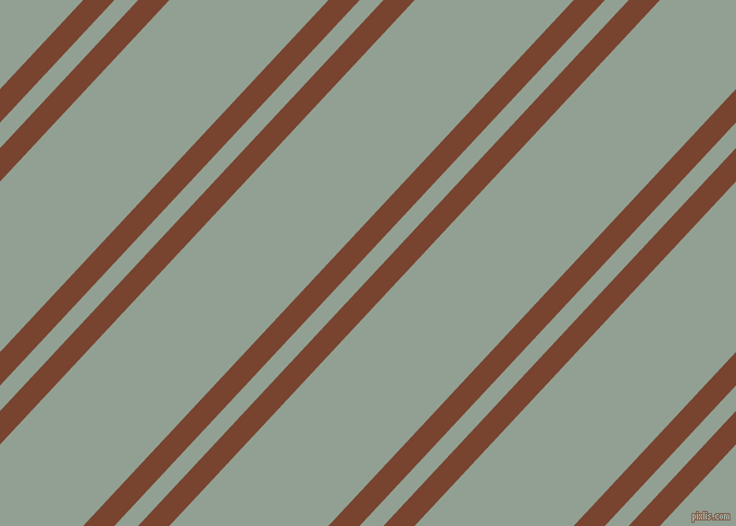 47 degree angle dual stripe lines, 21 pixel lines width, 16 and 107 pixel line spacing, Cumin and Pewter dual two line striped seamless tileable