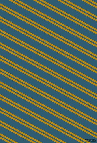 152 degree angle dual stripe line, 6 pixel line width, 4 and 23 pixel line spacingDark Goldenrod and Blumine dual two line striped seamless tileable