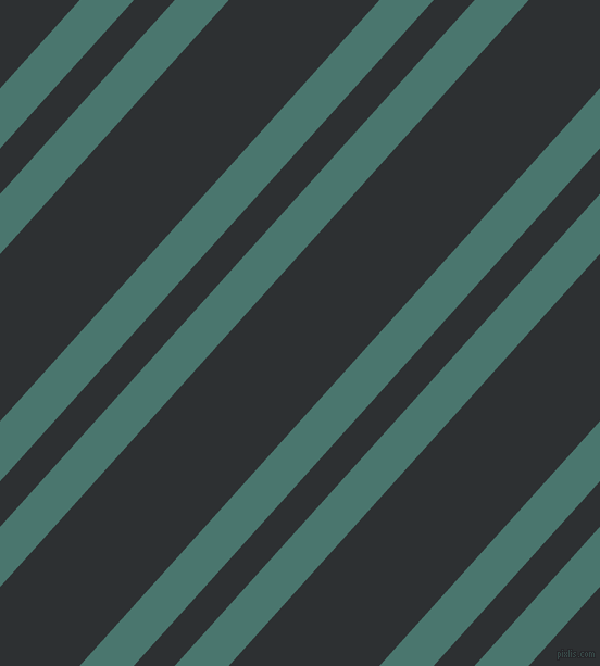 48 degree angle dual stripes line, 37 pixel line width, 28 and 103 pixel line spacing, Dark Green Copper and Cod Grey dual two line striped seamless tileable