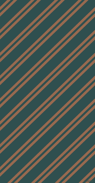 44 degree angle dual stripe line, 10 pixel line width, 8 and 38 pixel line spacing, Dark Tan and Dark Slate Grey dual two line striped seamless tileable