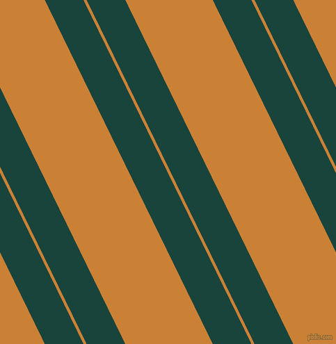 116 degree angle dual stripe line, 50 pixel line width, 4 and 113 pixel line spacing, Deep Teal and Golden Bell dual two line striped seamless tileable