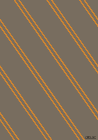 125 degree angles dual striped line, 5 pixel line width, 8 and 74 pixels line spacing, Dixie and Sandstone dual two line striped seamless tileable