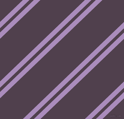 44 degree angles dual striped lines, 15 pixel lines width, 10 and 101 pixels line spacing, East Side and Purple Taupe dual two line striped seamless tileable