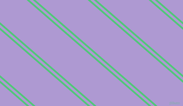 139 degree angles dual stripe line, 6 pixel line width, 8 and 118 pixels line spacing, Emerald and Biloba Flower dual two line striped seamless tileable