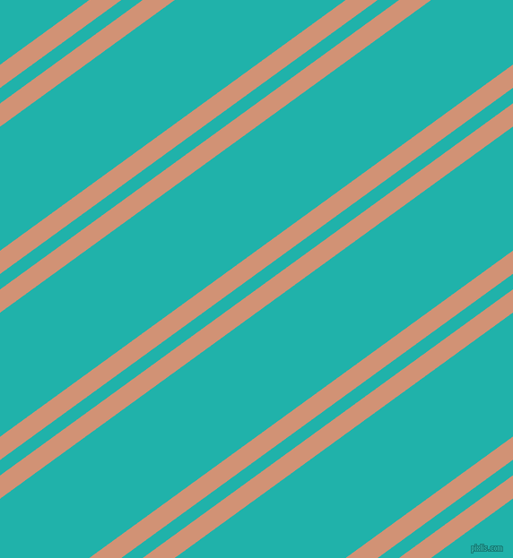36 degree angles dual stripes line, 21 pixel line width, 14 and 112 pixels line spacing, Feldspar and Light Sea Green dual two line striped seamless tileable