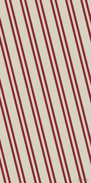 104 degree angles dual striped line, 7 pixel line width, 8 and 28 pixels line spacingFlame Red and Ecru White dual two line striped seamless tileable