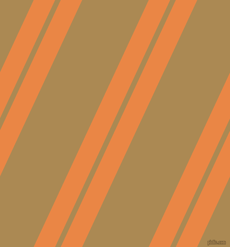 65 degree angle dual stripe line, 38 pixel line width, 10 and 118 pixel line spacing, Flamenco and Teak dual two line striped seamless tileable