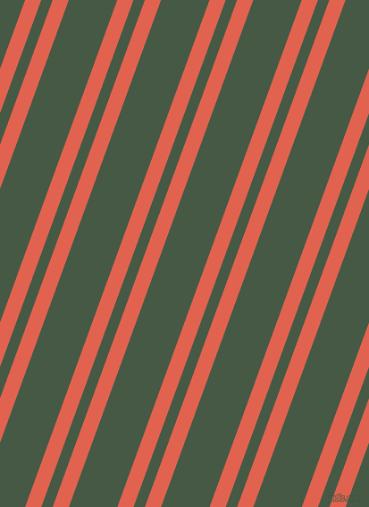 70 degree angle dual stripes lines, 17 pixel lines width, 12 and 51 pixel line spacing, Flamingo and Grey-Asparagus dual two line striped seamless tileable
