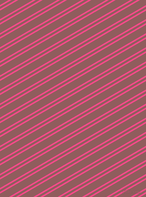 30 degree angles dual striped line, 3 pixel line width, 4 and 15 pixels line spacing, French Rose and Rose Taupe dual two line striped seamless tileable