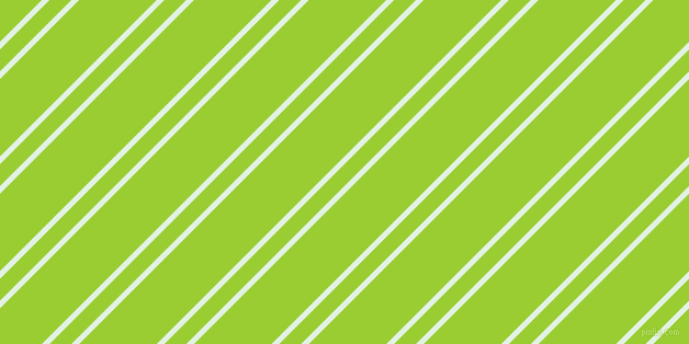 45 degree angles dual stripe lines, 5 pixel lines width, 14 and 50 pixels line spacing, Frosted Mint and Yellow Green dual two line striped seamless tileable