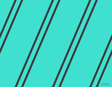 67 degree angle dual stripes line, 8 pixel line width, 16 and 106 pixel line spacing, Fuscous Grey and Turquoise dual two line striped seamless tileable
