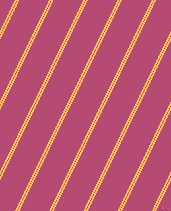64 degree angle dual striped lines, 6 pixel lines width, 2 and 94 pixel line spacing, Golden Tainoi and Royal Heath dual two line striped seamless tileable
