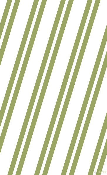 73 degree angle dual striped lines, 16 pixel lines width, 10 and 45 pixel line spacing, Green Smoke and White dual two line striped seamless tileable
