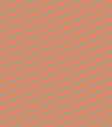 22 degree angles dual stripes lines, 2 pixel lines width, 4 and 21 pixels line spacing, Gulf Stream and Copper dual two line striped seamless tileable