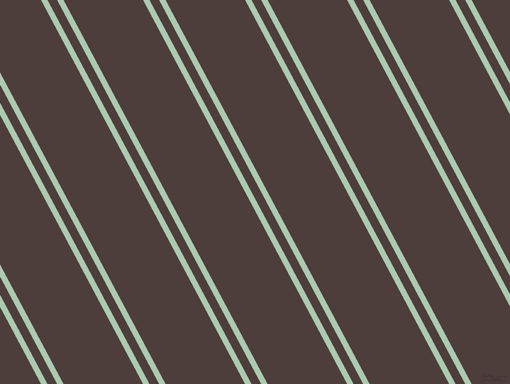 118 degree angles dual stripes lines, 8 pixel lines width, 12 and 99 pixels line spacing, Gum Leaf and Crater Brown dual two line striped seamless tileable