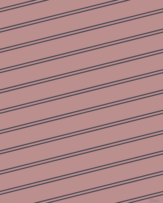 14 degree angle dual striped lines, 4 pixel lines width, 6 and 54 pixel line spacing, Gun Powder and Rosy Brown dual two line striped seamless tileable