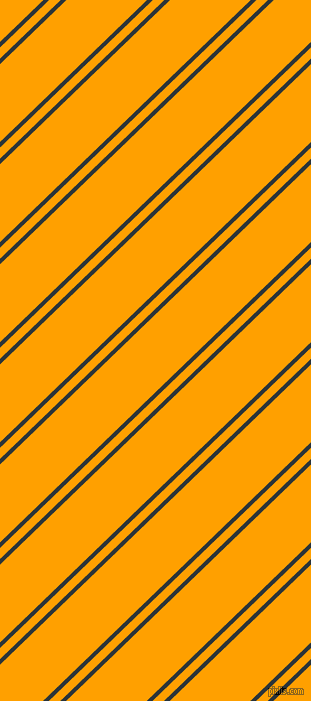 44 degree angles dual striped lines, 4 pixel lines width, 8 and 56 pixels line spacing, Gunmetal and Orange Peel dual two line striped seamless tileable