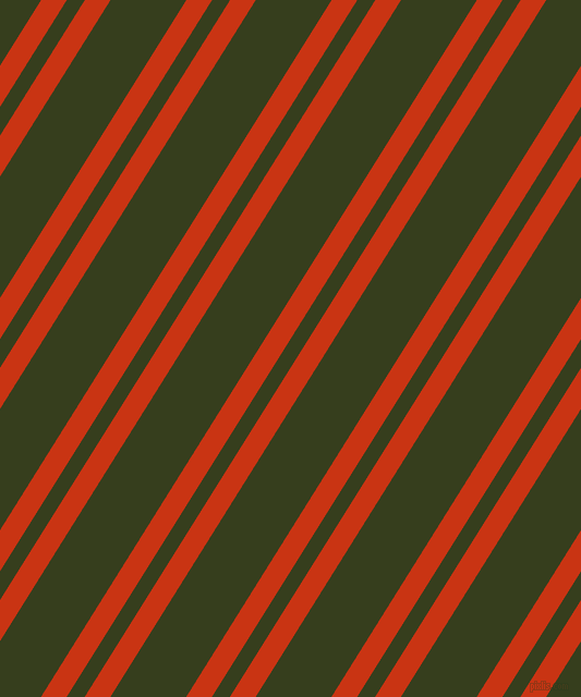 58 degree angles dual stripes line, 20 pixel line width, 14 and 59 pixels line spacing, Harley Davidson Orange and Turtle Green dual two line striped seamless tileable
