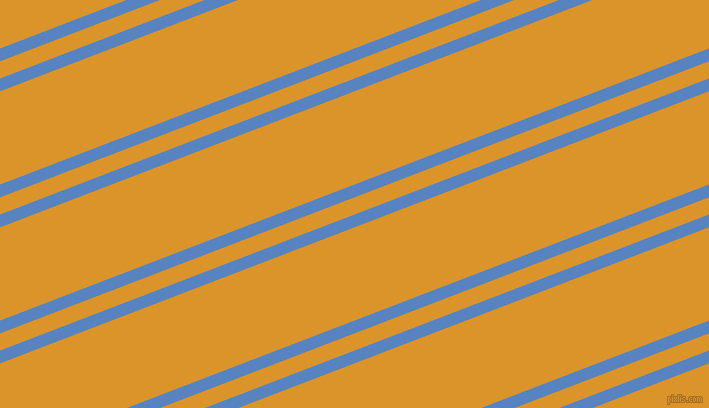 21 degree angle dual striped lines, 12 pixel lines width, 16 and 87 pixel line spacing, Havelock Blue and Buttercup dual two line striped seamless tileable